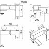 Смеситель для ванны с ручным душем Grocenberg GB8007 Хром Смеситель для ванны с ручным душем Grocenberg GB8007 Хром