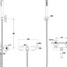 Смеситель для ванны Grocenberg GB8099BL Чёрный матовый Смеситель для ванны Grocenberg GB8099BL Чёрный матовый