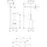 Стойка Grocenberg AC0072CR Хром