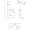 Стойка Grocenberg AC0073CR Хром